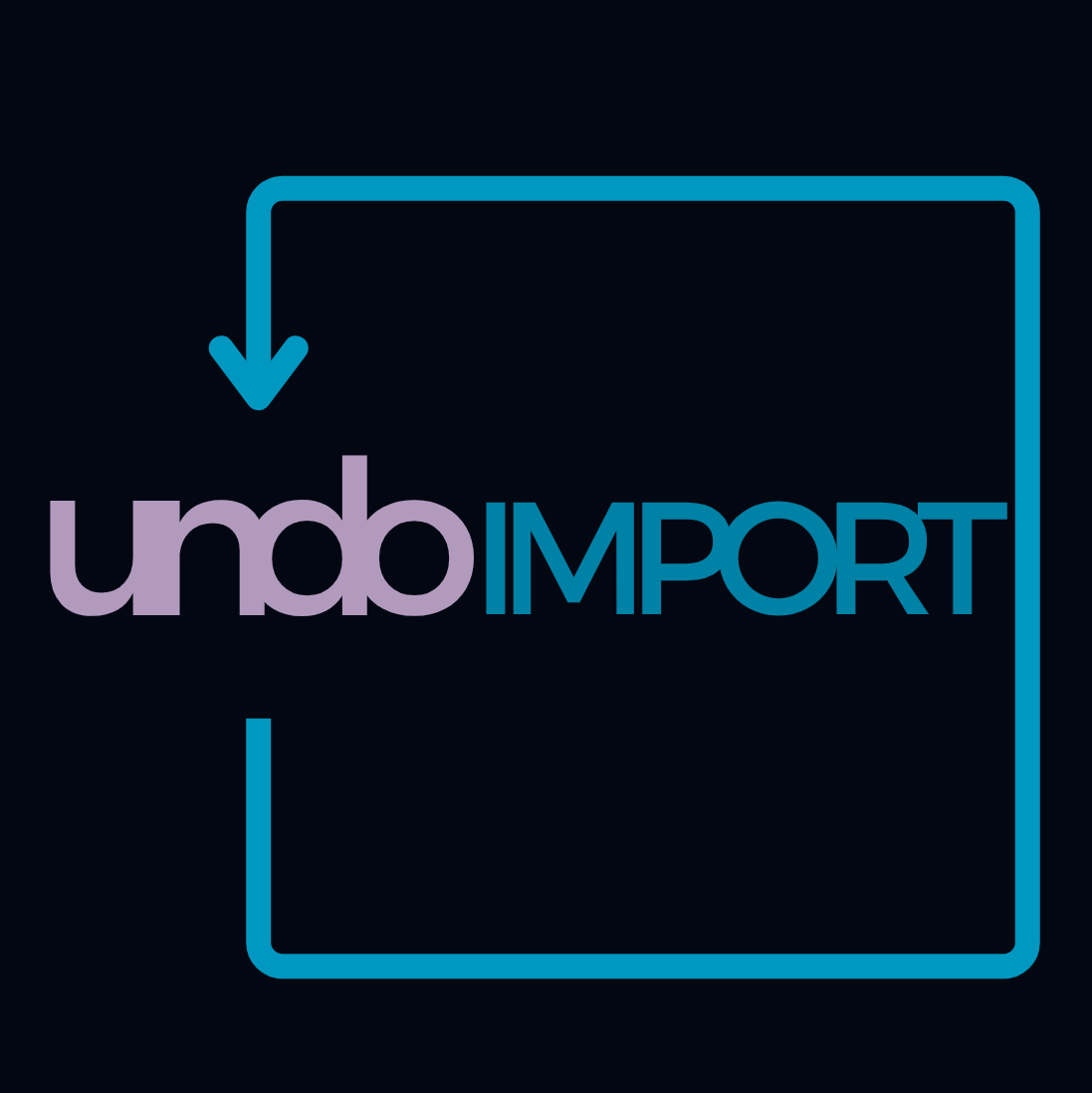 undoImport Logo