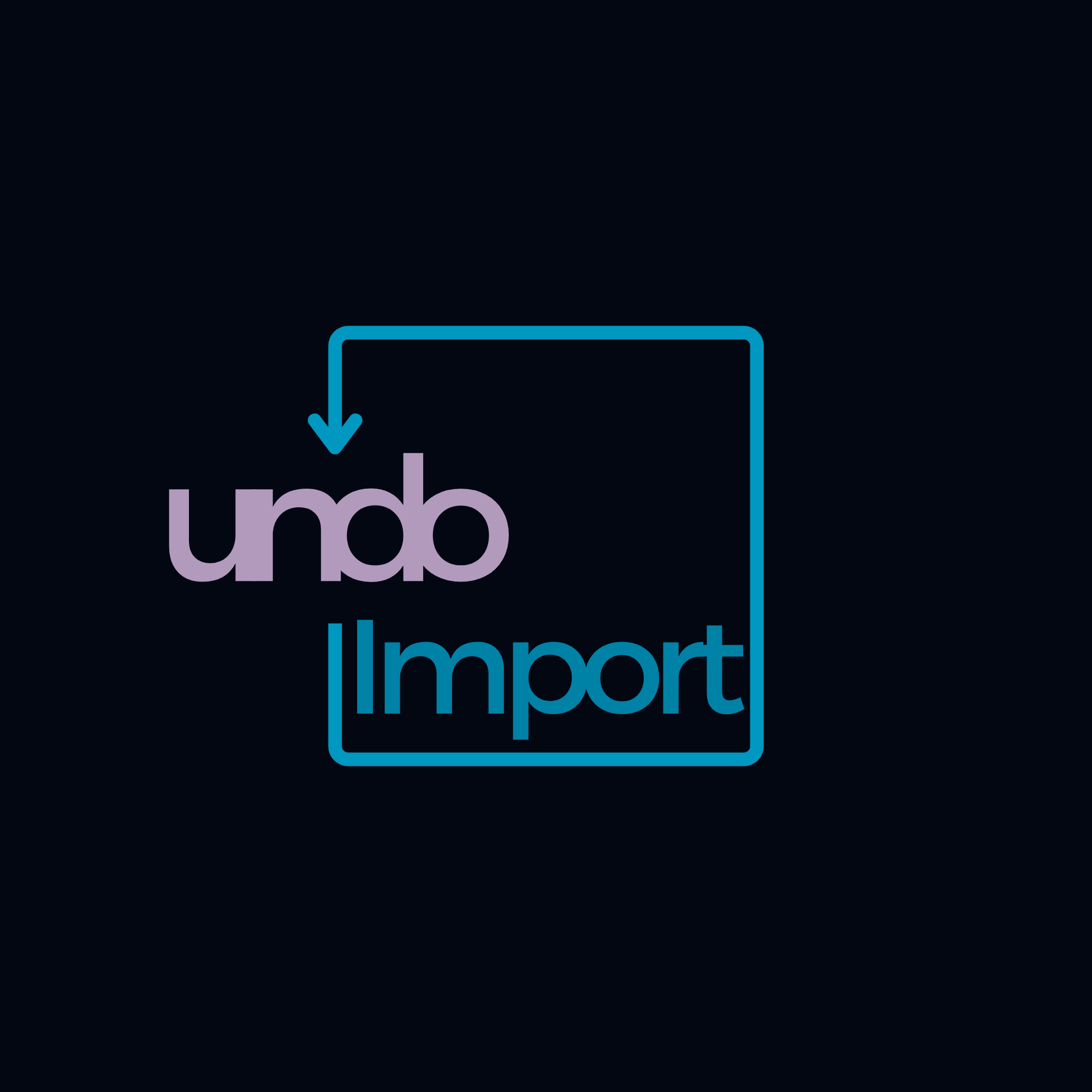 undoImport Logo